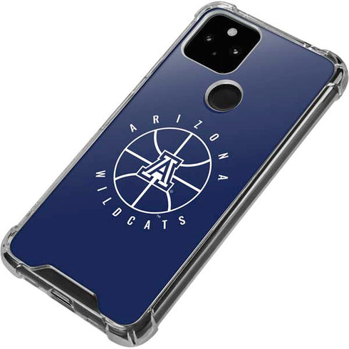 University of Arizona Basketball Mark Blue Google Pixel 5 Clear Case